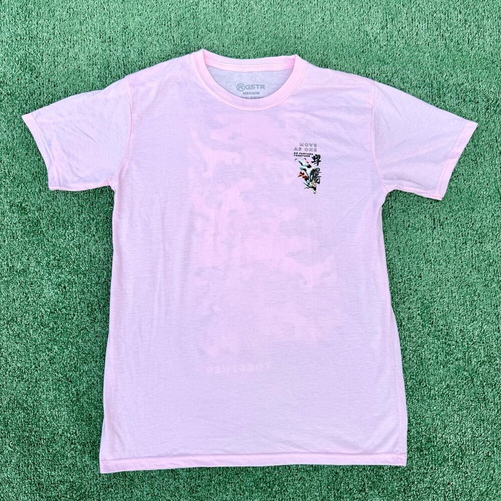 RGSTR Pink T Shirt Cherry Blossom Tee Move As One Go Farther Together